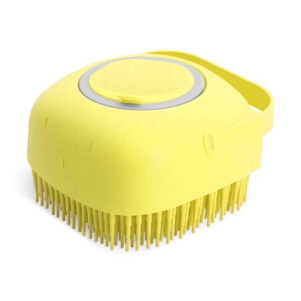 Pet Dog Shampoo Massager Brush Cat Massage Comb Grooming Scrubber Shower Brush For Bathing Short Hair Soft Silicone Brushes - Image 4