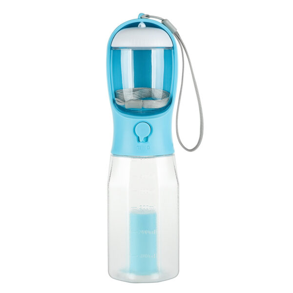 Portable Cat Dog Water Bottle Food Feeder Drinker Poop Dispenser 3 In 1 Leak-proof Multifunctional Dog Water Bottle Pet Products - Image 9