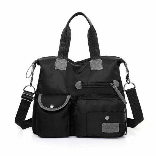 Large Capacity Multi-pocket Shoulder Bag For Women Nylon Waterproof Handbags Female Casual Commuting Messenger Crossbody Bags - Image 5