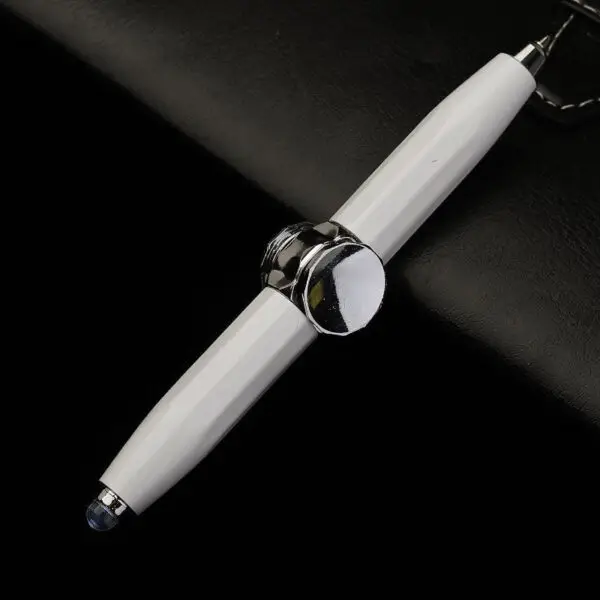Creative Multi-Function LED Pen Spinning Decompression Gyro Metal Ballpoint Pen Fashion Office School Supplies Writing Pens - Image 6